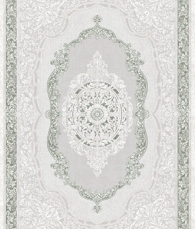 EZGİ B082 R GRİ - YEŞİL BEYAZ EL DUGUMLU