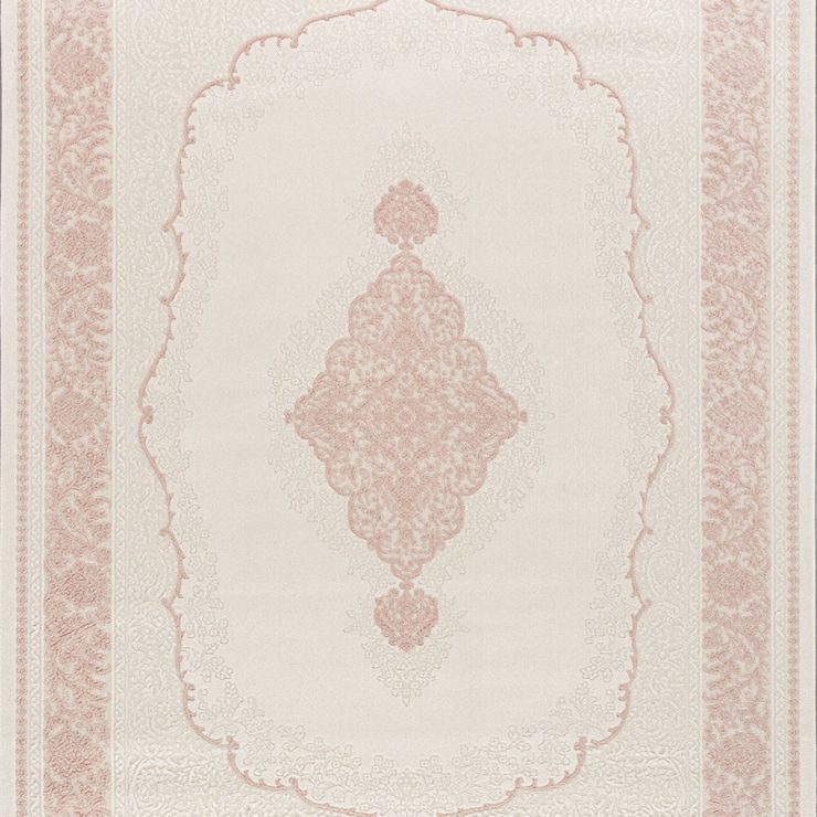 SİMGE B766 R KREM - PEMBE BEYAZ EL DUGUMLU