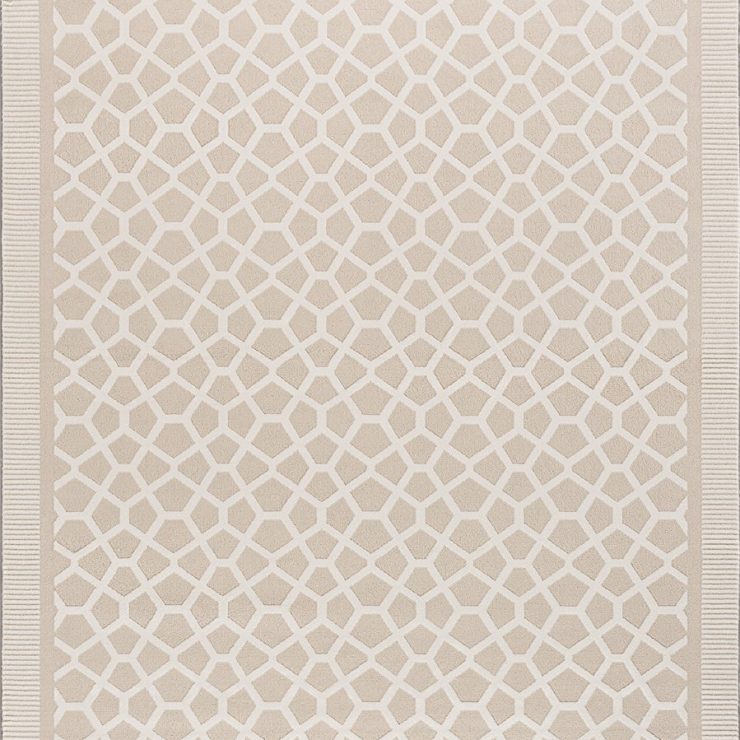 SİMGE B785 R BEJ - BEYAZ BEYAZ EL DUGUMLU